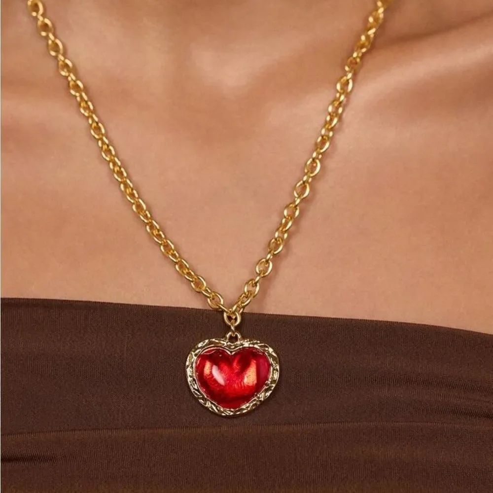 Heart Pendant Necklace Q919